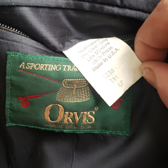Navy Blue Orvis Blazer - Picture 2 of 3
